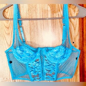Women’s Out From Under Blue Bustier Bra